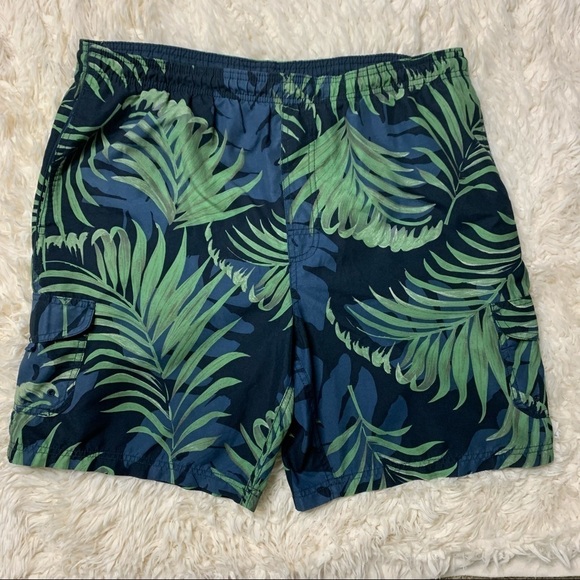 Caribbean Joe Swim Trunks With Waterproof Pouch - Picture 2 of 12